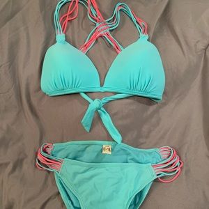 Two piece bathing suit